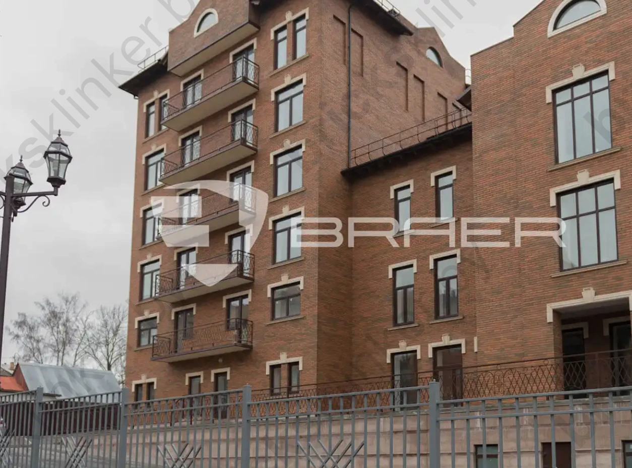изображение Кирпич лицевой керамический 1НФ 250х120х65 "БРАЕР кладка" гладкий М150 Braer